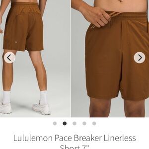 Lululemon Pace Maker linerless shorts